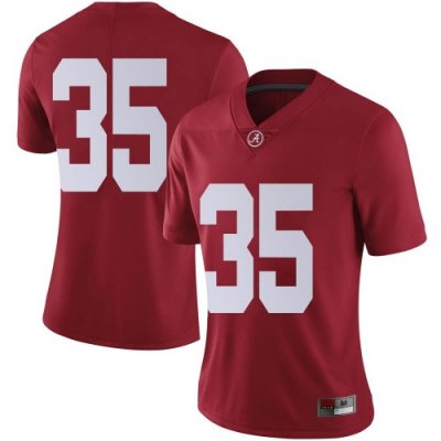 Women's Alabama Crimson Tide #35 Shane Lee Crimson Limited NCAA College Football Jersey 2403WANP3